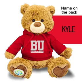 Personalized Boston University Terriers 10" Plush Bear 2