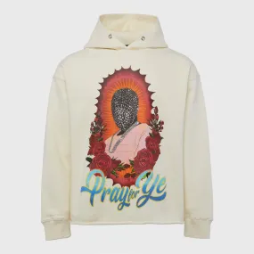 Pray for Ye Hoodie Cream