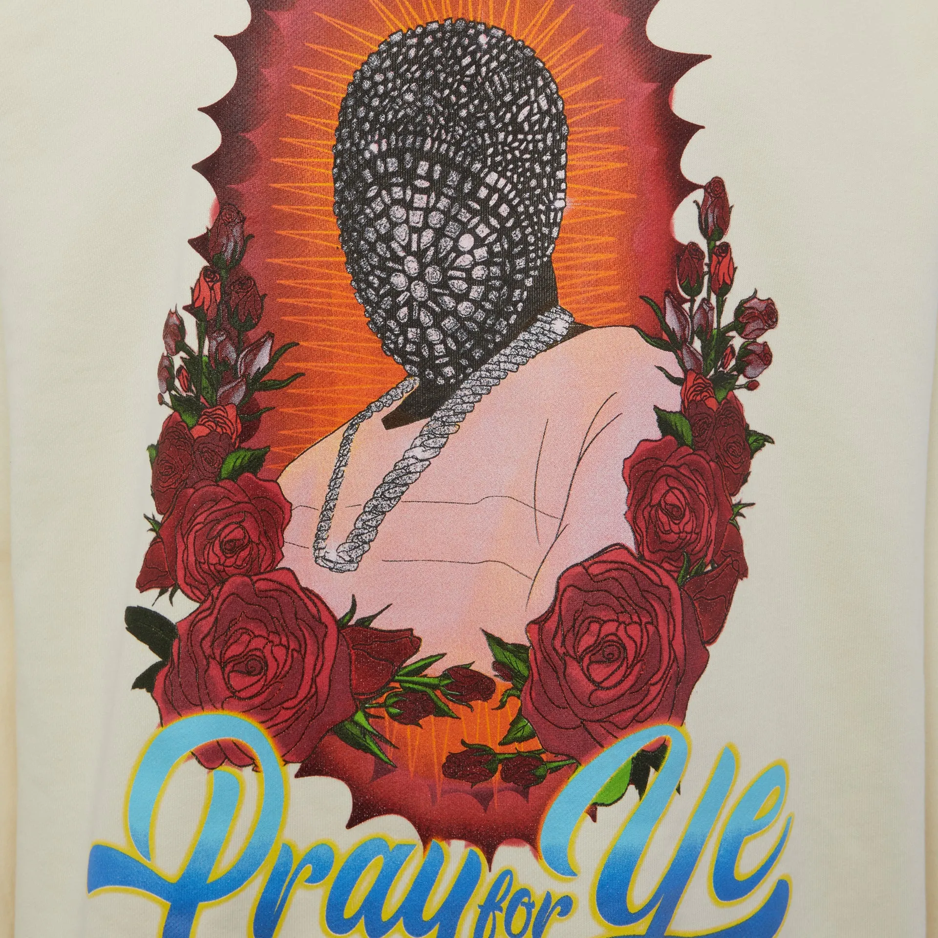 Pray for Ye Hoodie Cream