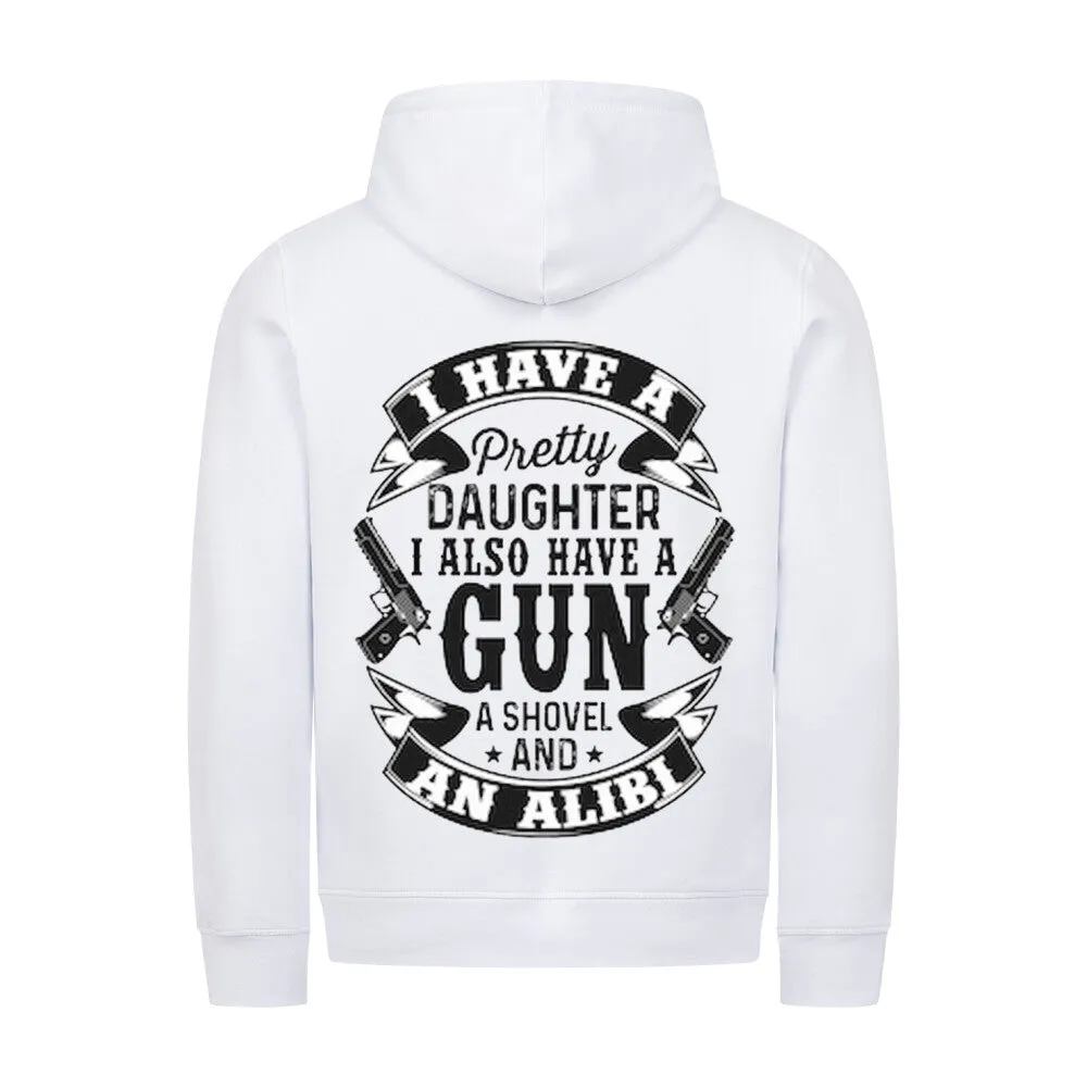 Premium Organic Hoodie Rückendruck/ Pretty Daughter