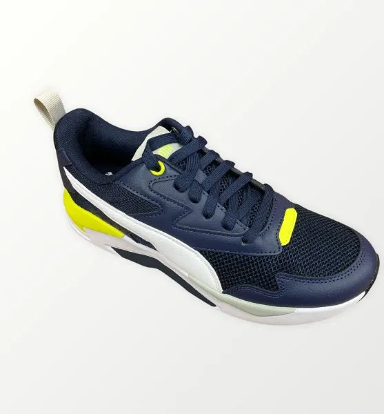 Puma scarpa sneakers da ragazzo X-Ray Lite 374393 21 blu bianco giallo