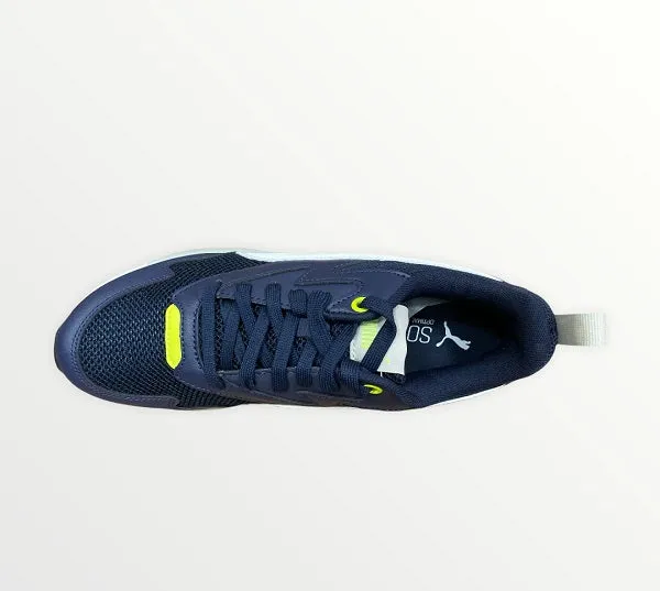 Puma scarpa sneakers da ragazzo X-Ray Lite 374393 21 blu bianco giallo