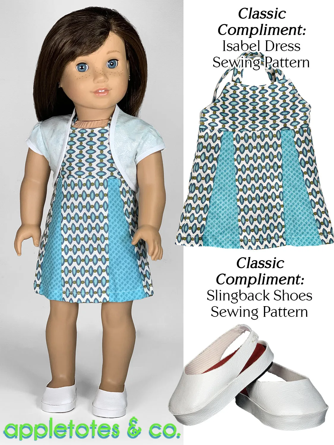 Reversible Penny Cropped Jacket 18 Inch Doll Sewing Pattern