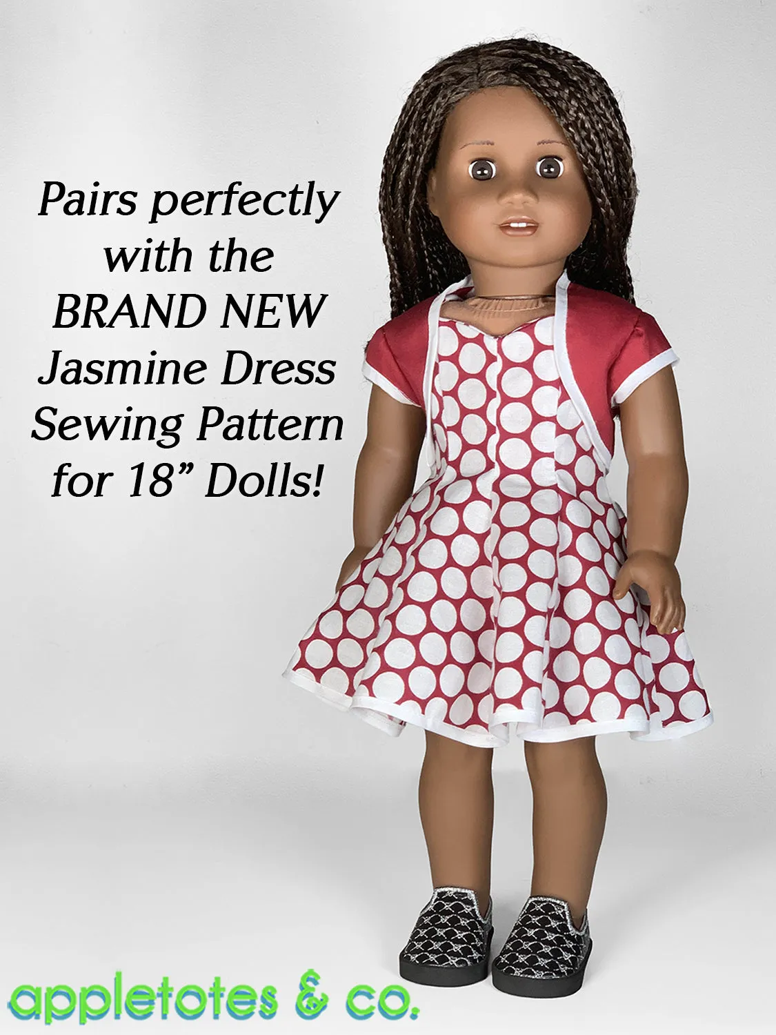 Reversible Penny Cropped Jacket 18 Inch Doll Sewing Pattern