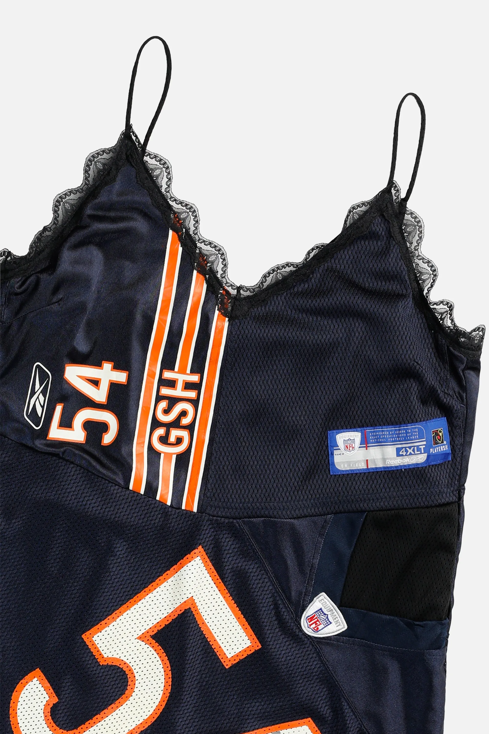 Rework Chicago Bears NFL Lace Dress - XXL