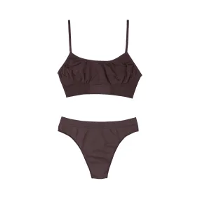 Seamless Underwear Set - Mocha