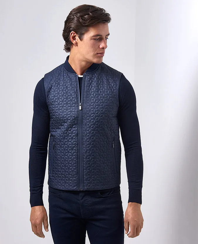 Slim Fit Lightweight Quilted Gilet