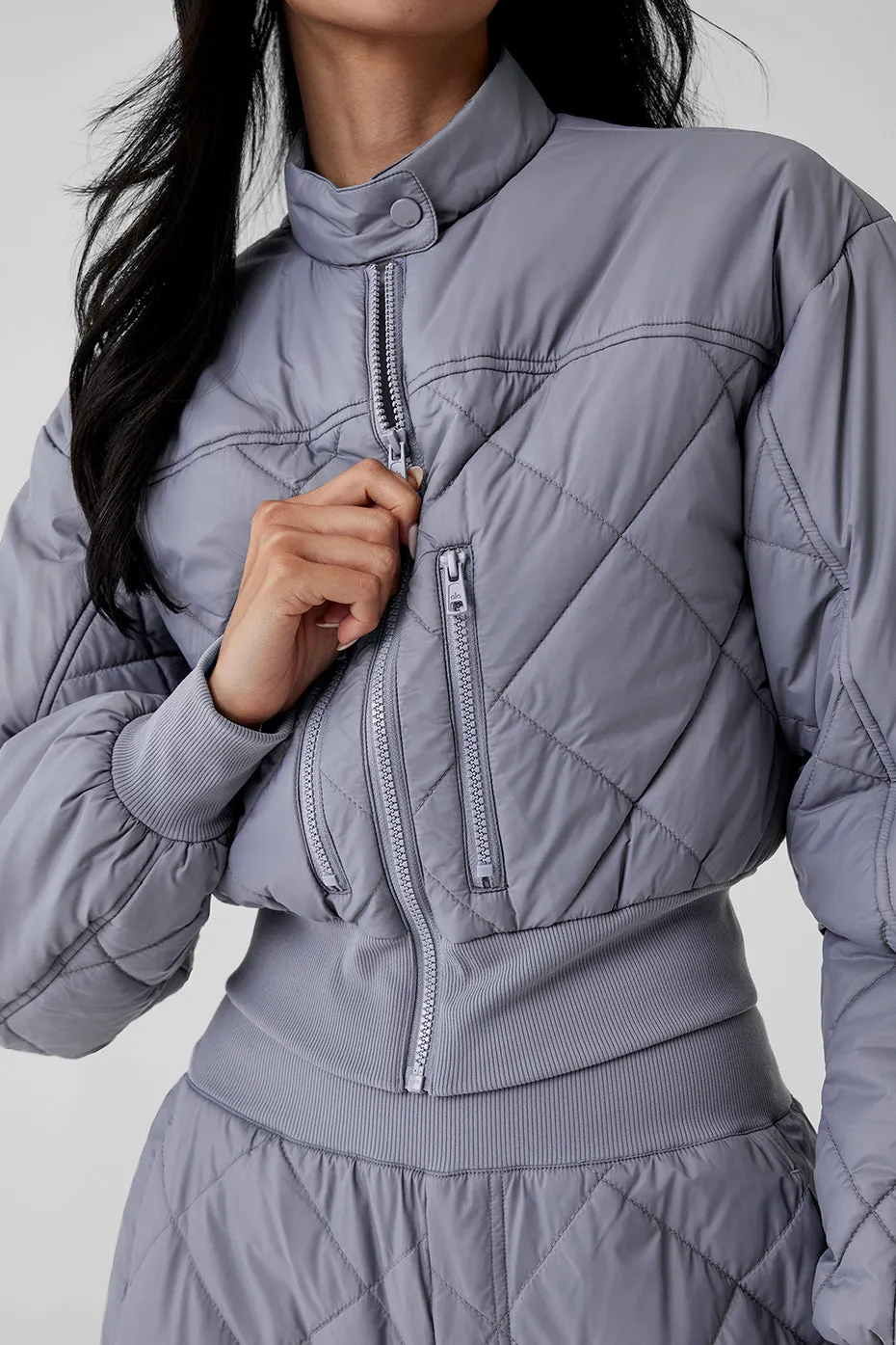 Snowrider Puffer Jacket - Fog