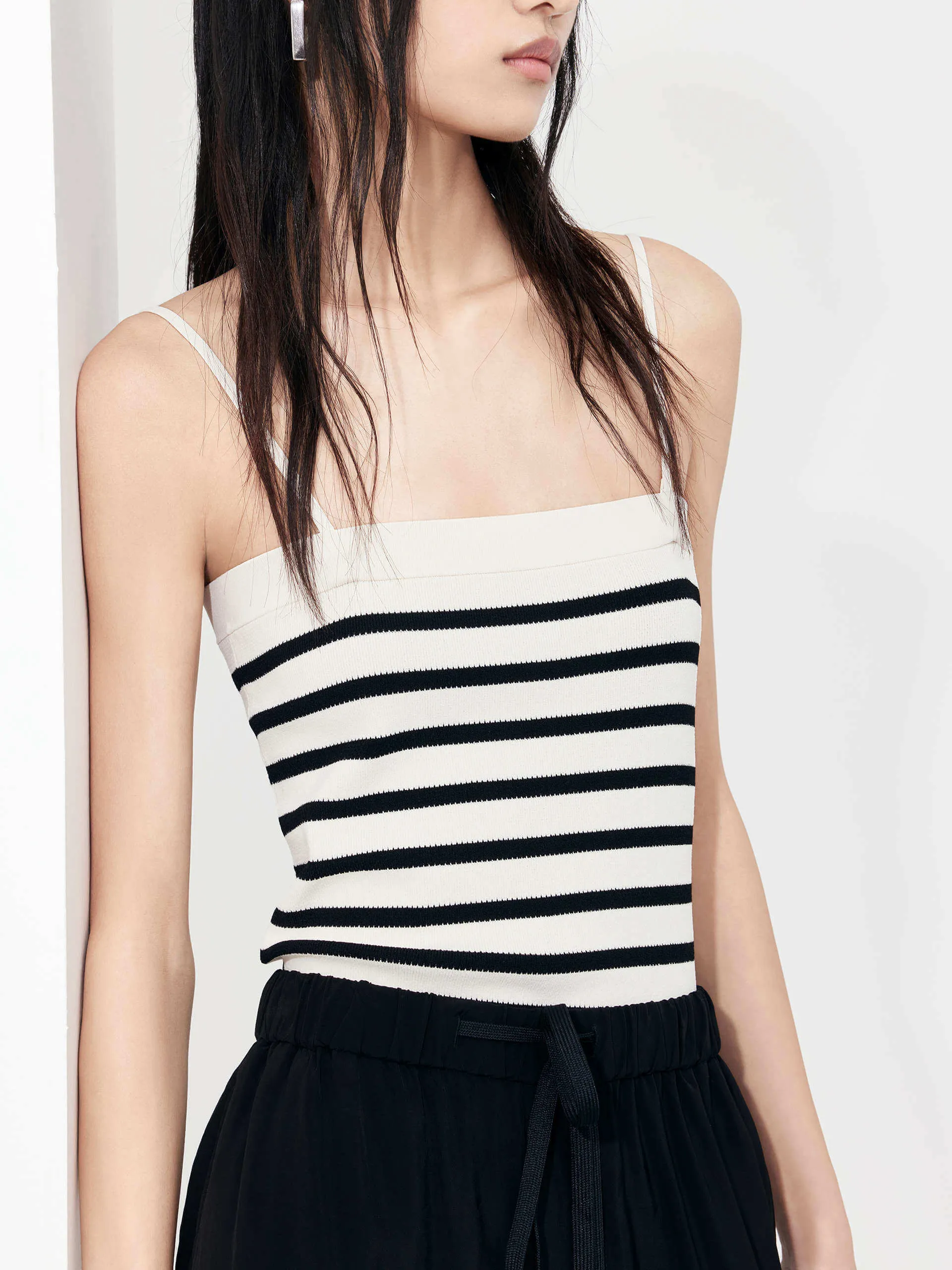 Striped Strap Top