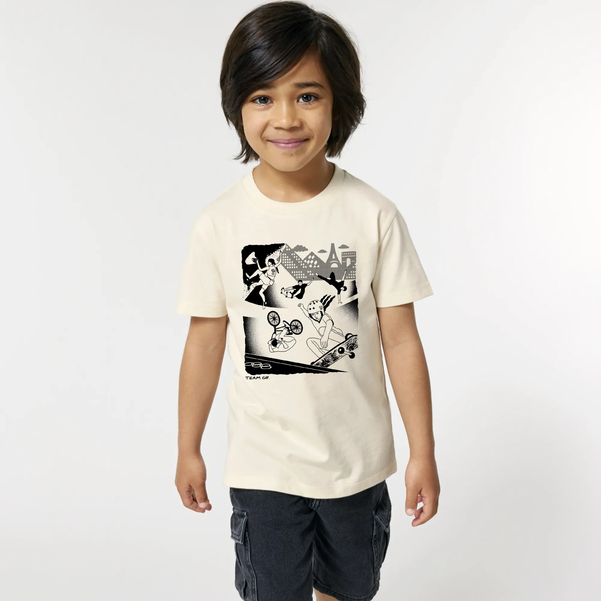 Team GB Concorde Kid's T-shirt Natural