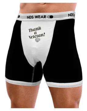 Thank A Veteran Mens Boxer Brief Underwear