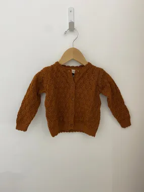 The Farren Cardigan - Burnt Orange - BABY