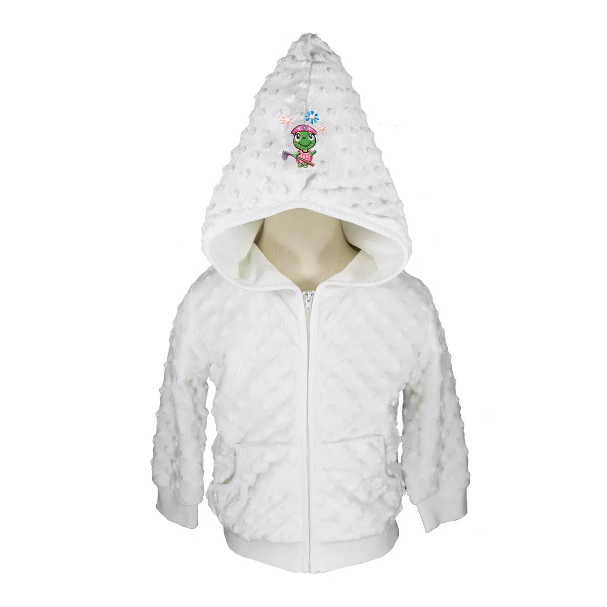 The Minky Golf Ball Hoodie for Girls