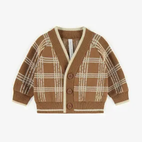 The Timothy Plaid Cardigan - BABY