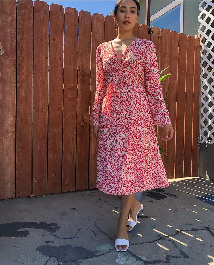 Vacation state of mind Wrap Dress