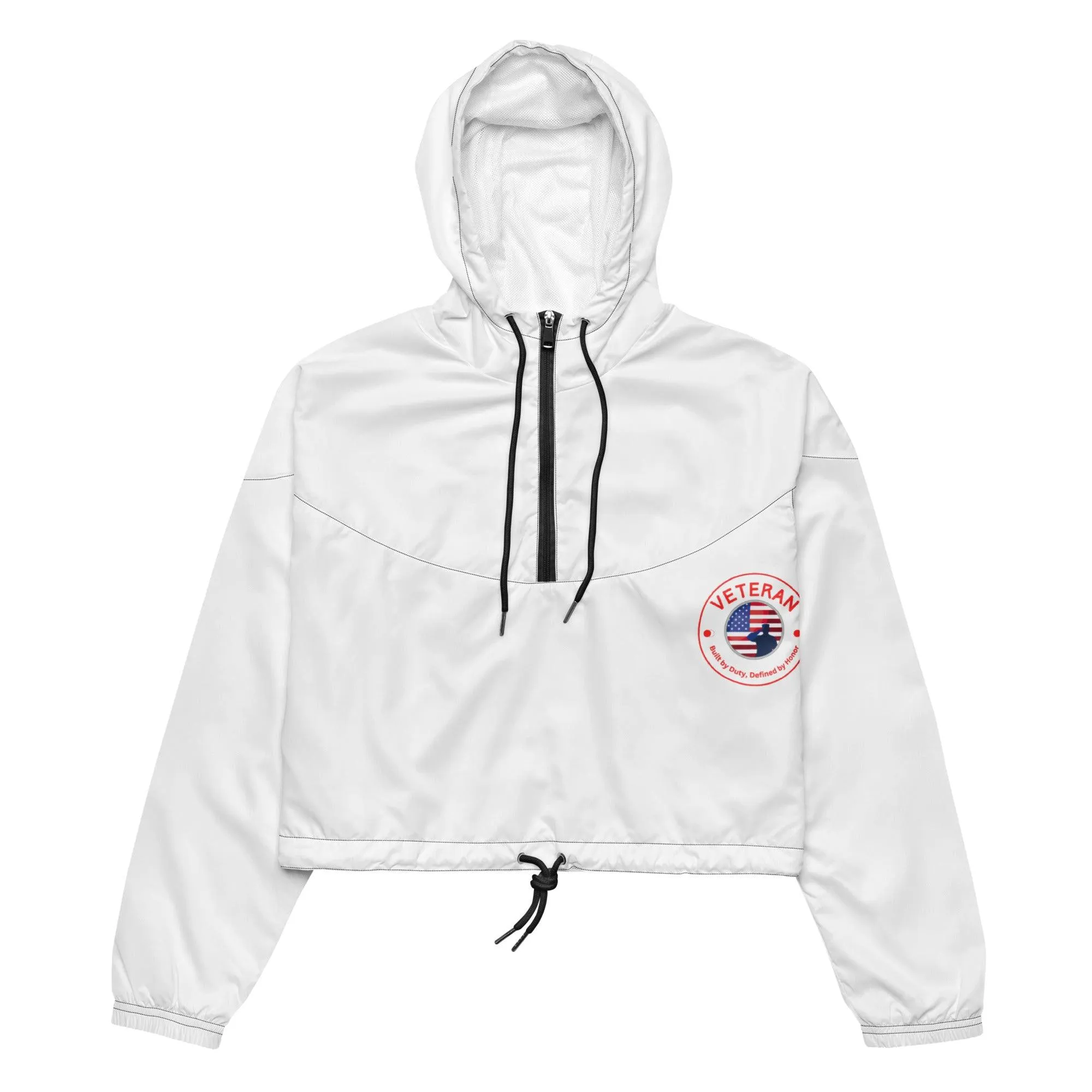 Veterans - Women’s Cropped Windbreaker