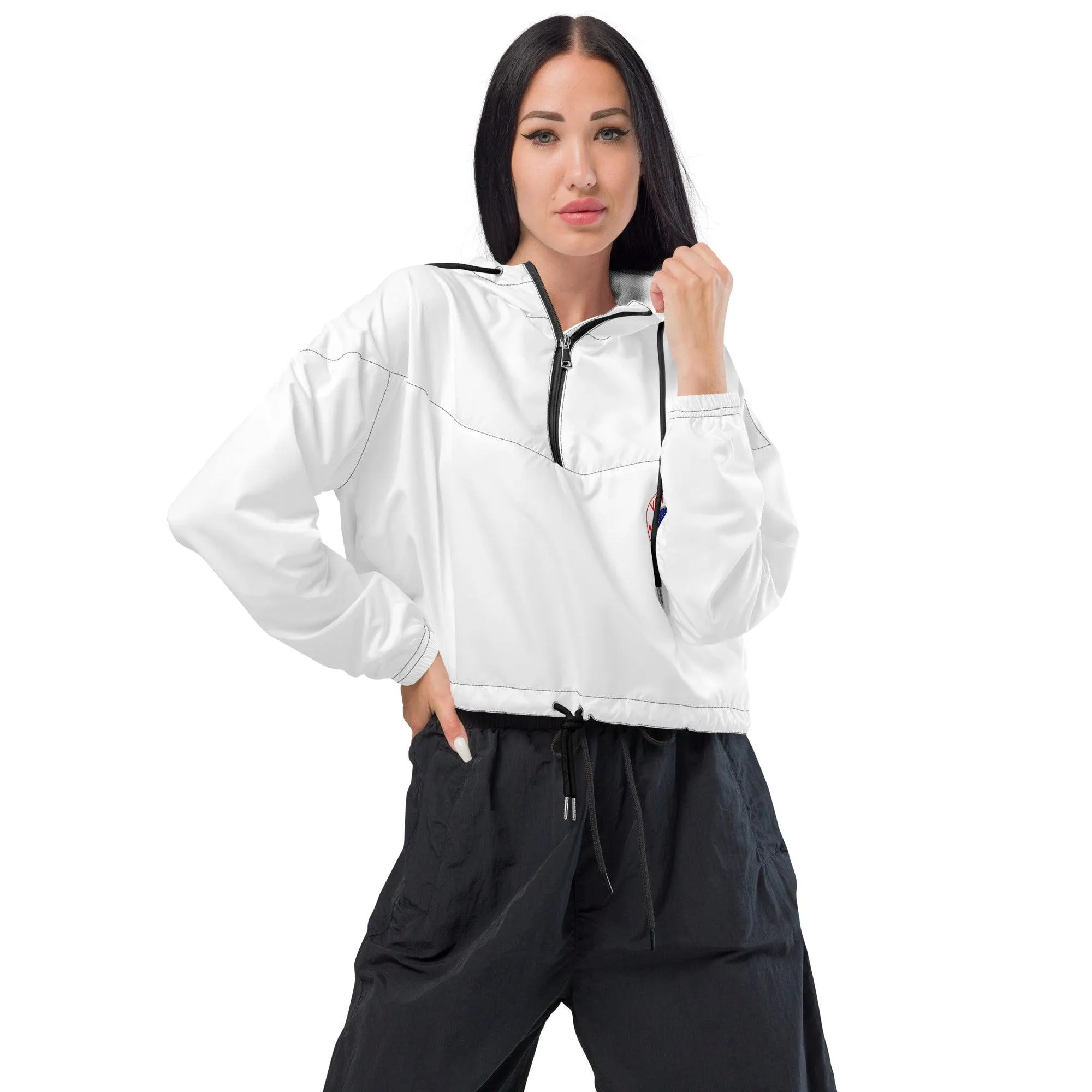 Veterans - Women’s Cropped Windbreaker