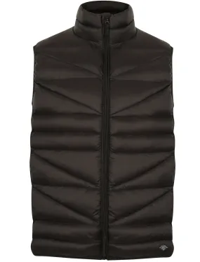 Vienna Irregular Quilted Gilet in Black - Tokyo Laundry