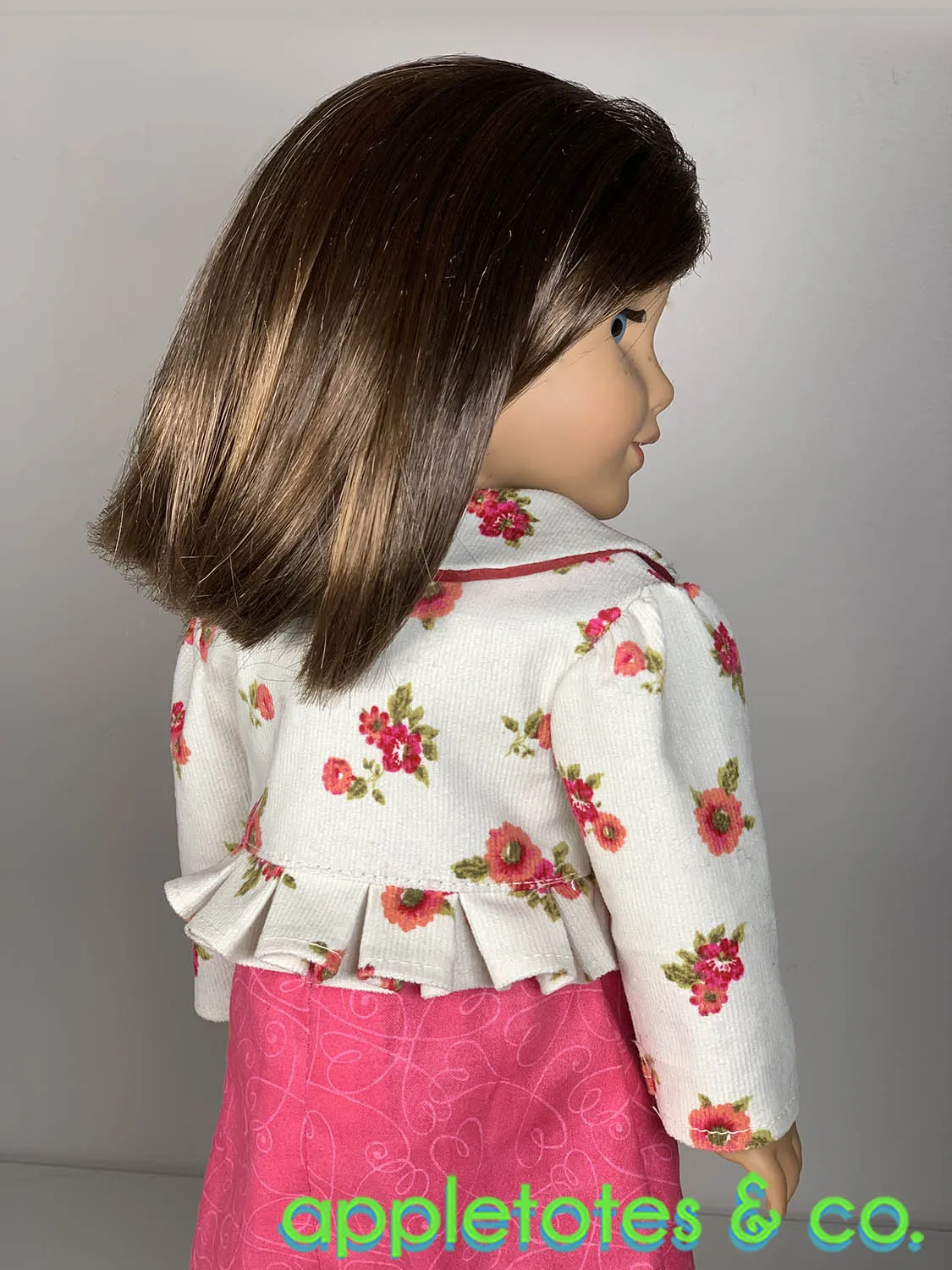 Willow Cropped Jacket 18 Inch Doll Sewing Pattern