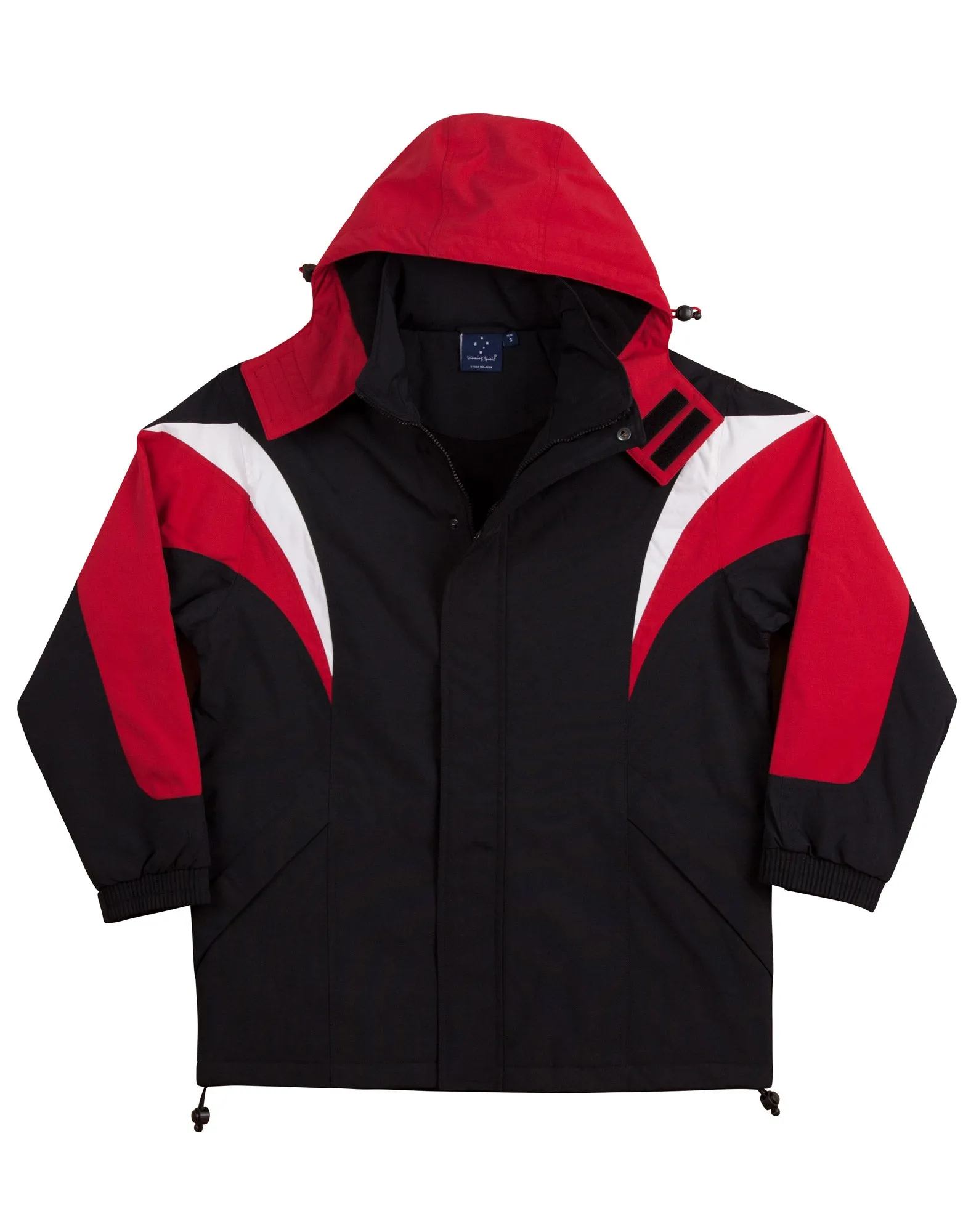 Winning Spirit Tri-colour Jacket with Hood (JK28)