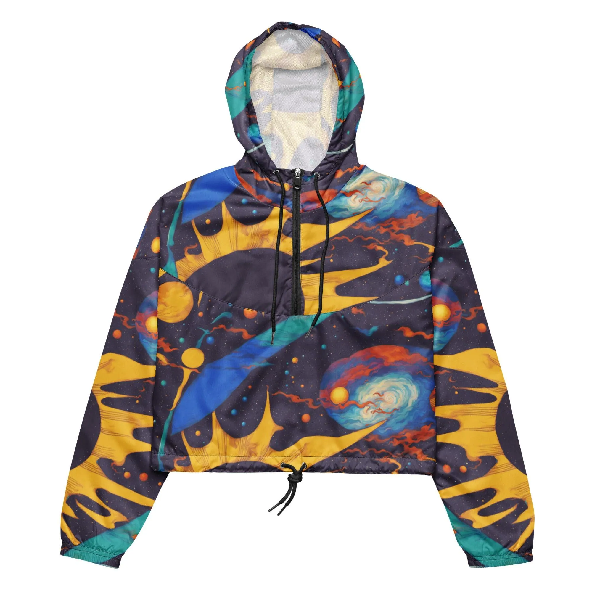 Women’s Cropped Windbreaker Nebula