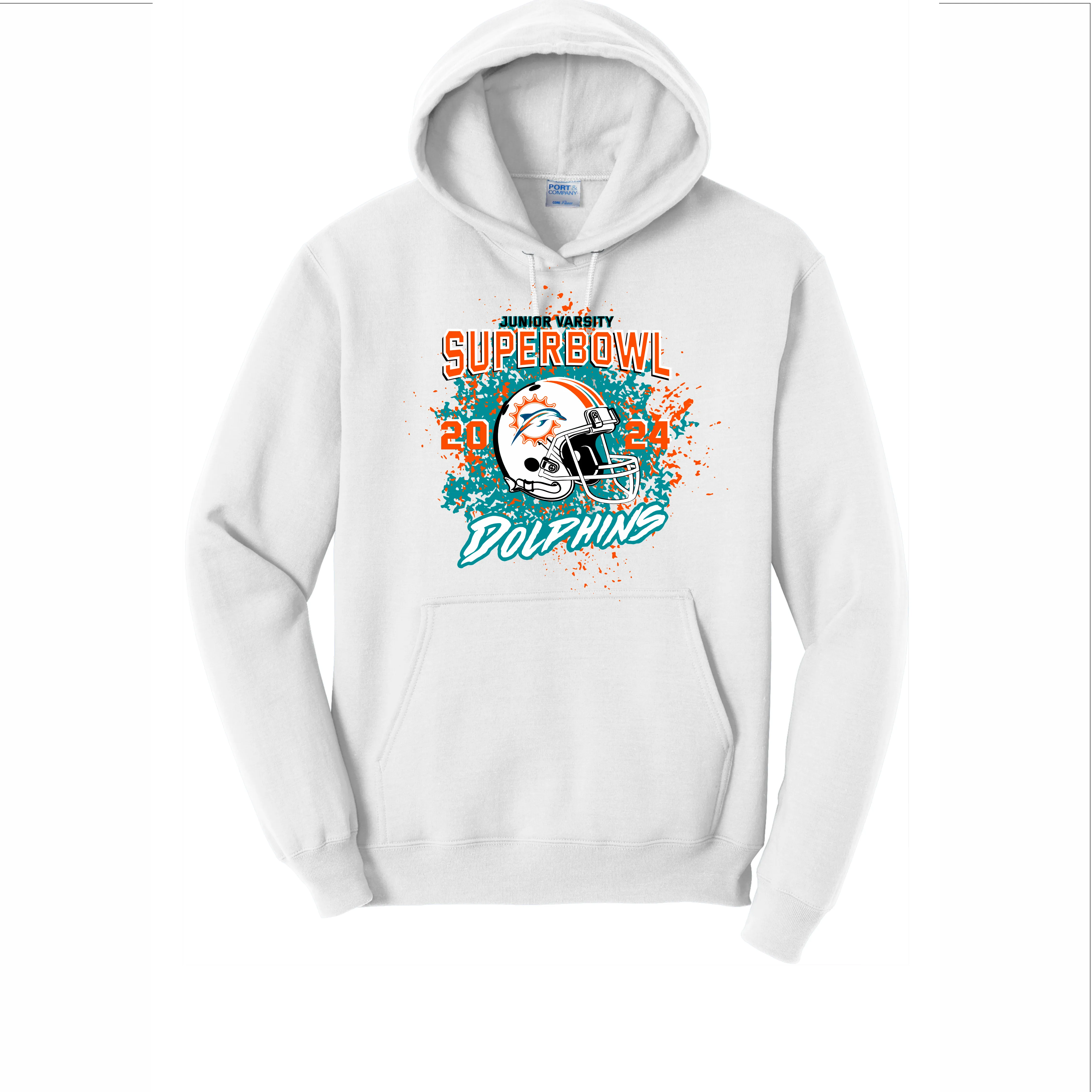 YOUTH-CFSA- Dolphins Superbowl Hoodie 2024