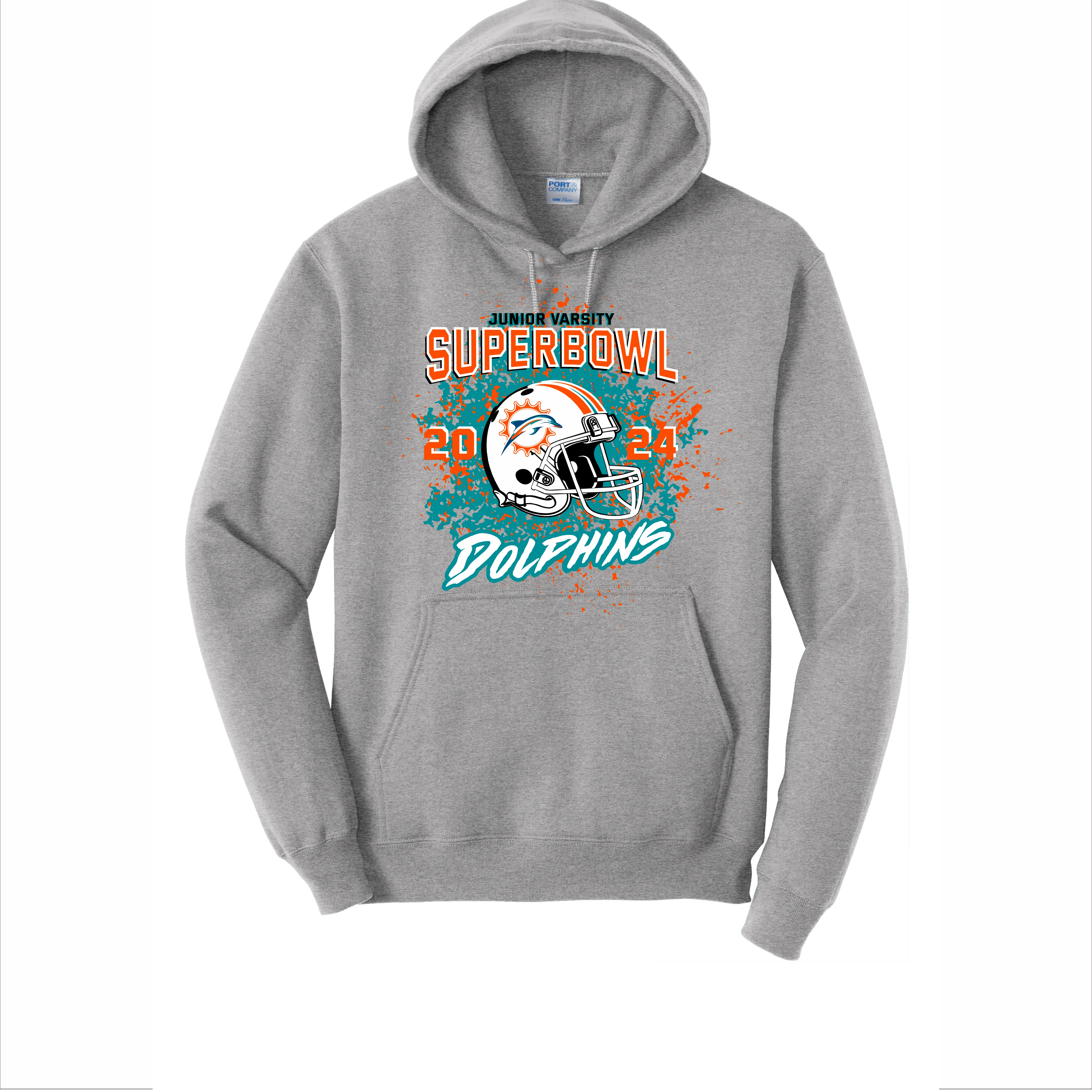 YOUTH-CFSA- Dolphins Superbowl Hoodie 2024